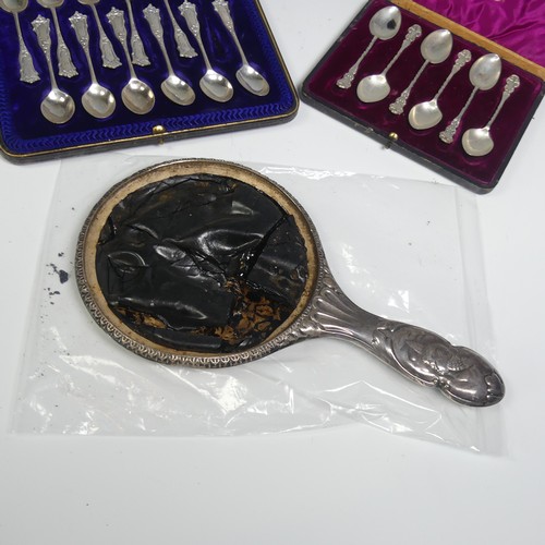 33 - A cased set of eleven Edwardian silver Teaspoons, by Joseph Rodgers & Sons, hallmarked Sheffield... 