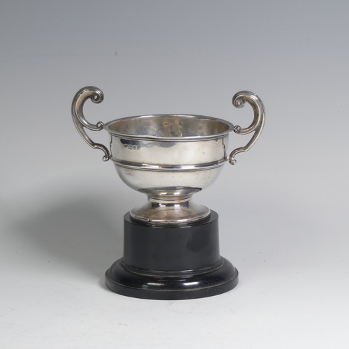 53 - A George V silver Trophy Cup, by S Blanckensee & Son Ltd., hallmarked Chester 1913, of circular ... 