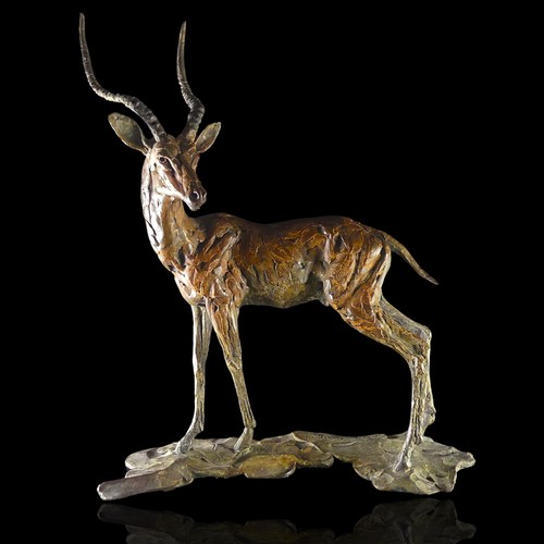 12 - Hamish Mackie (British, b. 1990), 'Impala, 2018', bronze sculpture limited edition of 12, signed and... 