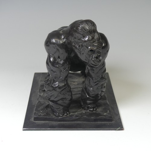 2 - Edward Waites (British, b. 1988), Silverback male Gorilla, limited edition bronze sculpture, no. 3/1... 