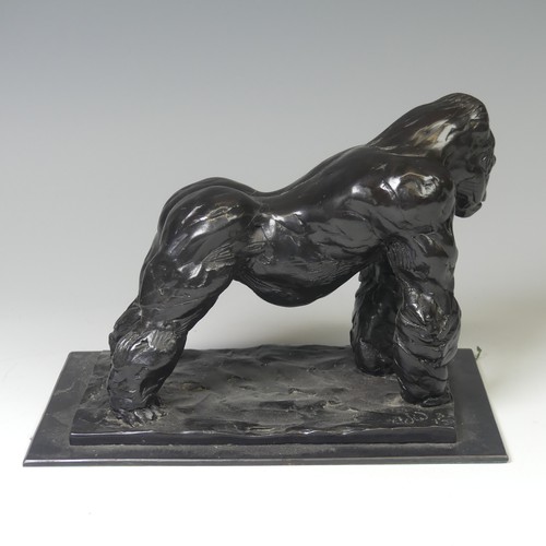 2 - Edward Waites (British, b. 1988), Silverback male Gorilla, limited edition bronze sculpture, no. 3/1... 