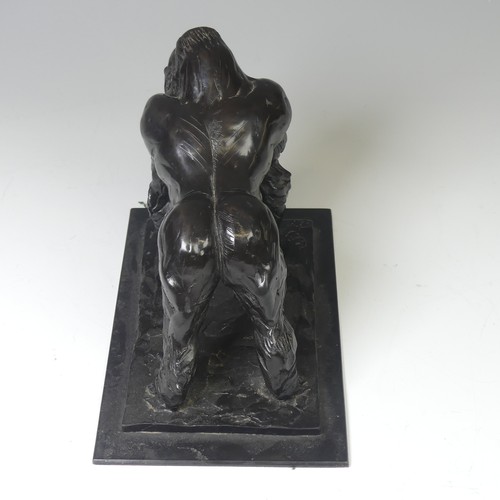 2 - Edward Waites (British, b. 1988), Silverback male Gorilla, limited edition bronze sculpture, no. 3/1... 