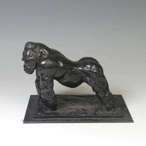 2 - Edward Waites (British, b. 1988), Silverback male Gorilla, limited edition bronze sculpture, no. 3/1... 