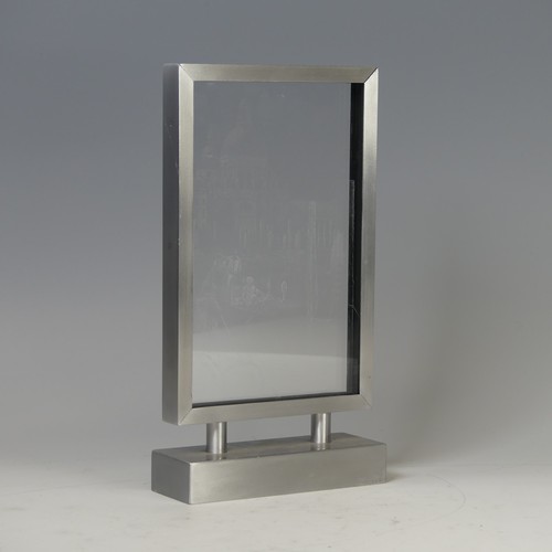 39 - James Denison-Pender (Contemporary) 'Salute to Peggy' a studio glass Panel, the metal frame comprisi... 