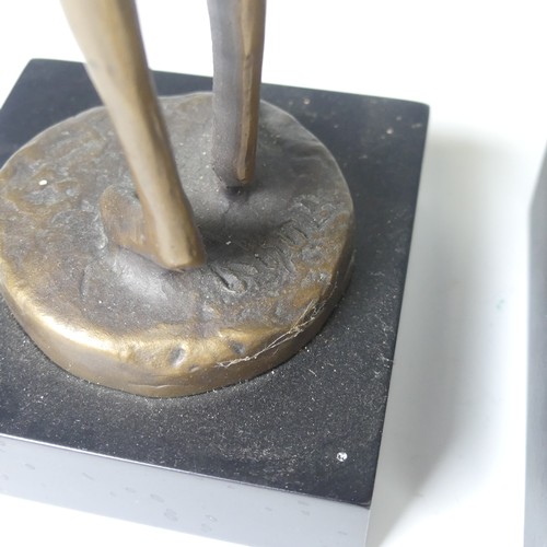 9 - Bernard Kim (South Korean, b. 1942), three bronze figures of musicians, a Violinist, a Flutist and a... 