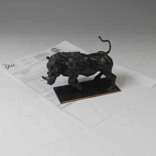 3 - Edward Waites (British, b. 1988), Running Warthog, limited edition bronze sculpture, no. 8/9, signed... 