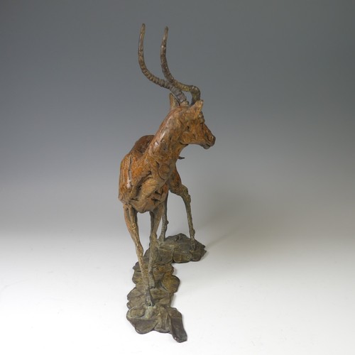 12 - Hamish Mackie (British, b. 1990), 'Impala, 2018', bronze sculpture limited edition of 12, signed and... 