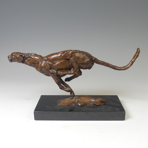 5 - Mark Coreth (British, b. 1958), 'Cheetah Chase V', limited edition bronze sculpture, signed 'M. Core... 