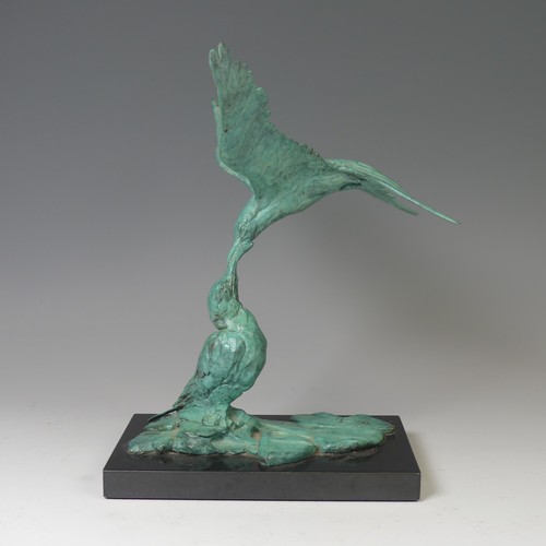 7 - Mark Coreth (British, b. 1958), 'Arctic Tern and Young', limited edition bronze sculpture, signed 'M... 