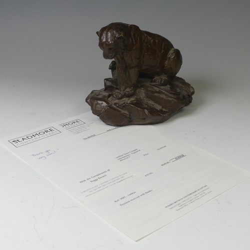 4 - Mark Coreth (British, b. 1958), 'Snow Leopard Field Study', limited edition bronze sculpture, signed... 