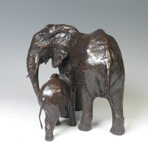 1 - James Stockton (Contemporary British), 'Bond of Love', a Limited Edition bronze sculpture of an Elep... 