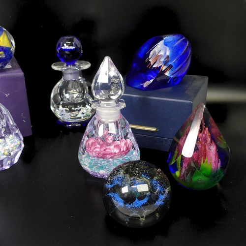 45 - A small quantity of Caithness glass Paperweights, to comprise 'Gothic Splendour' (8/100), 'Crystal V... 
