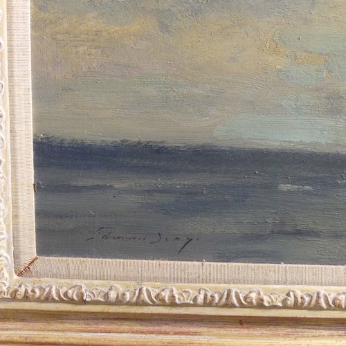 98 - Edward Seago (1910 - 1974), Barges racing in the Harwich Approaches, oil on board, signed lower left... 
