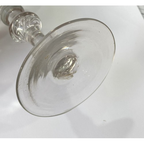 56 - An antique Dutch Zeeland province armorial Wine Glass, possibly c. 1750, with engraved Zeeland Coat ... 