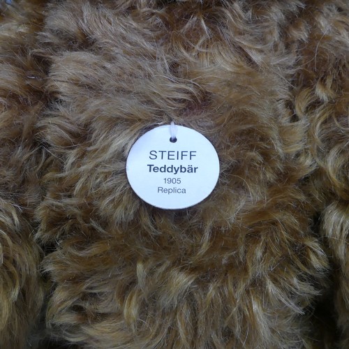 Steiff; 'Phantom-Bear' 1910 replica Teddy Bear, white tag 406614