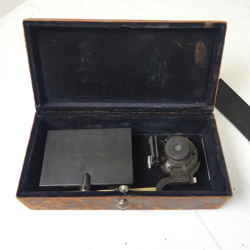 121 - A collection of 19th century and later Scientific and Mathematical Instruments, including; two case ... 