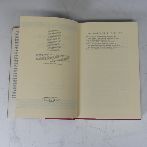 103 - Tolkein  (JRR); 'The Lord of the Rings' Trilogy,being 'The Fellowship of the Ring' 2nd edition, 2nd ... 