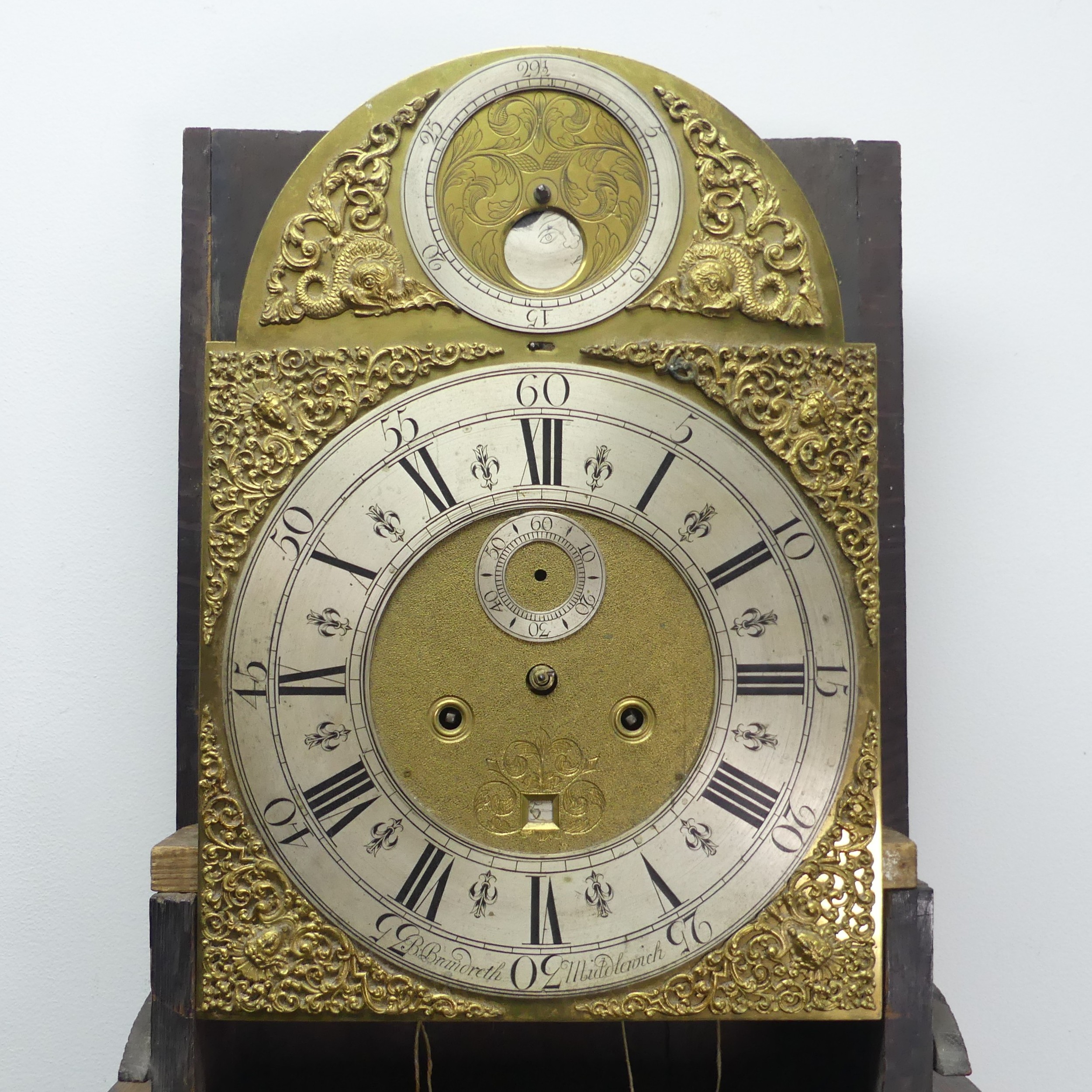 An 18th century black Chinoiserie Japanned eight-day Longcase Clock, by ...