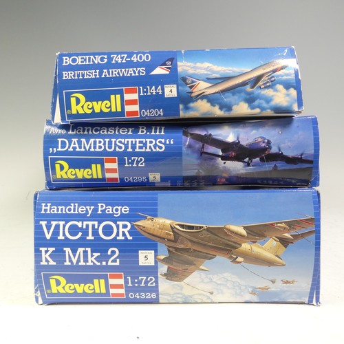 Revell and Italeri; a collection of twelve model aircraft Kits, 1:72 ...