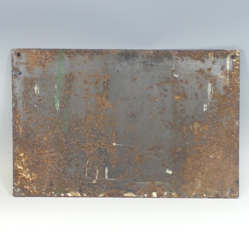 An early 20th century rectangular enamel advertising Sign, for Bibby's ...