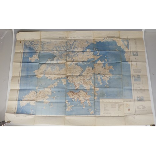 62 - 'Hong Kong and the New Territories';  Second edition, War Office Geographical Section, General Staff... 