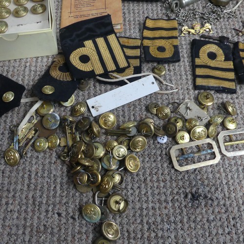 68 - A Family Royal Navy Military Uniform Collection, the collection mostly of Captain Richard J Campbell... 