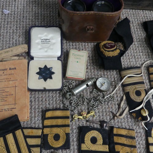 68 - A Family Royal Navy Military Uniform Collection, the collection mostly of Captain Richard J Campbell... 