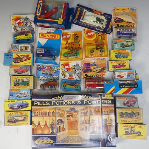Matchbox; a collection of boxed Matchbox vehicles, including; Superfast ...