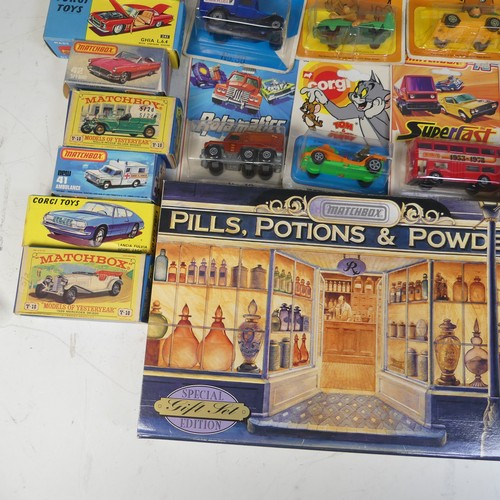 Matchbox; a collection of boxed Matchbox vehicles, including; Superfast ...