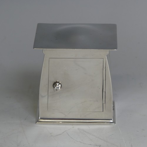 113 - The Sigurd; A rare Liberty & Co. silver Clock, designed by Archibald Knox, model no. 579, hallma... 