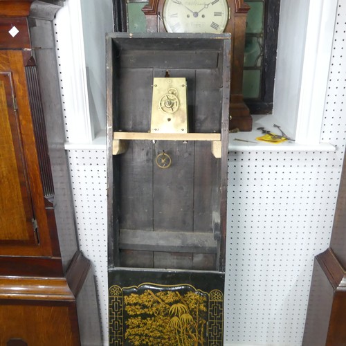 51 - An Act of Parliament / Tavern style wall Clock, dial signed William Calvert, Bury, heavily decorated... 