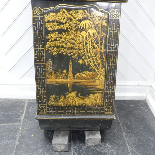 51 - An Act of Parliament / Tavern style wall Clock, dial signed William Calvert, Bury, heavily decorated... 