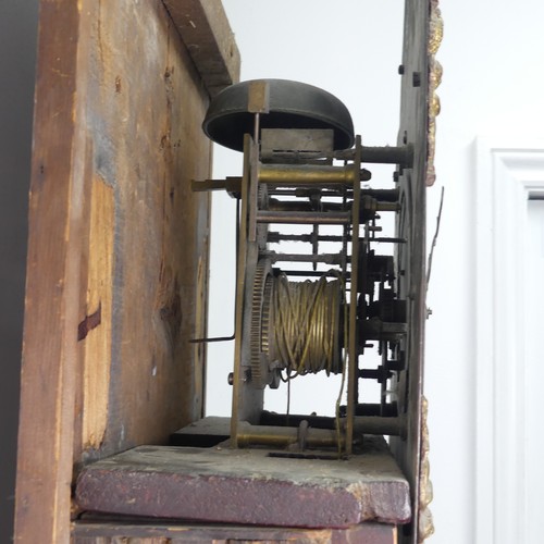 49 - A late 17th/early 18th century eight-day Longcase Clock, by John Barrow of London, the 12 inch arche... 