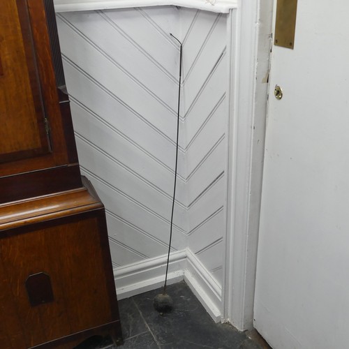 49 - A late 17th/early 18th century eight-day Longcase Clock, by John Barrow of London, the 12 inch arche... 