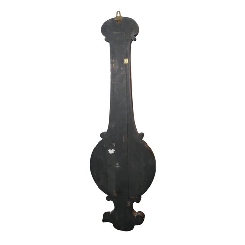 38 - Two 19th century mahogany wheel Barometers, including a rosewood wheel Barometer, by 'J & N Apri... 