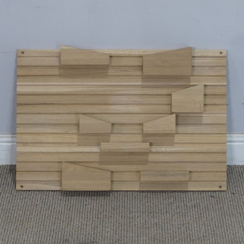 61 - A contemporary PR Home light oak Desk, W 90 cm x H 75 cm x D 35 cm, together with a similar desk Cha... 