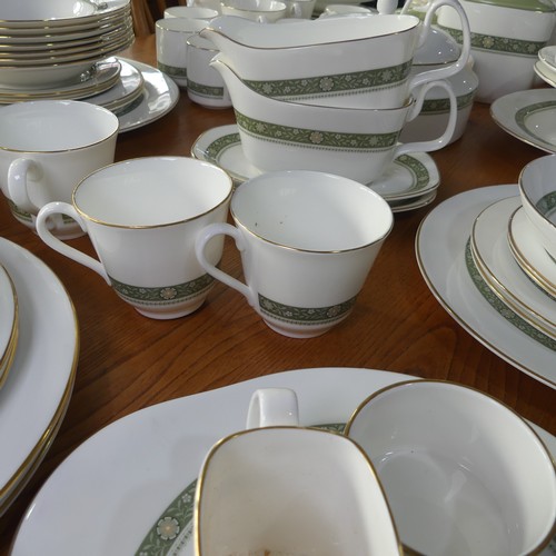 95 - A extensive Royal Doulton 'Rondelay' dinner and tea Service, consisting of; teapot and teacups, ture... 