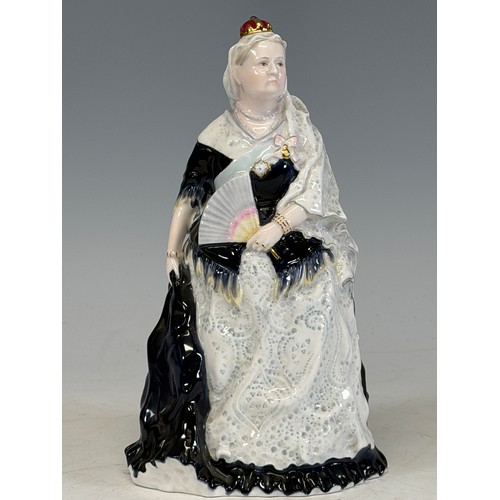 233 - A set of five NatWest wade Pigs, together with a Coalport figure of Queen Victoria. (6)... 