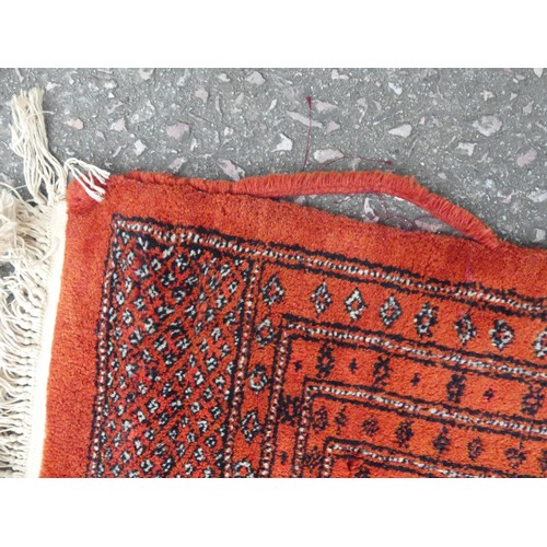 292 - Tribal Rugs; a large finely knotted Caucasian Bokhara design carpet, short wool pile on cotton base,... 