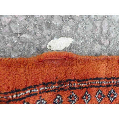 292 - Tribal Rugs; a large finely knotted Caucasian Bokhara design carpet, short wool pile on cotton base,... 