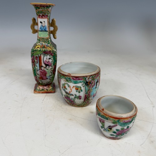 255 - A quantity of Dresden style Ceramics, together with a pair of Dudson Jugs, decorated in relief with ... 