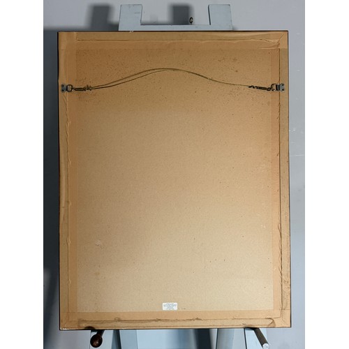 248 - 20th century school, pastel portrait of a horse, with gallery label to verso, 61 cm x 43 cm, framed ... 