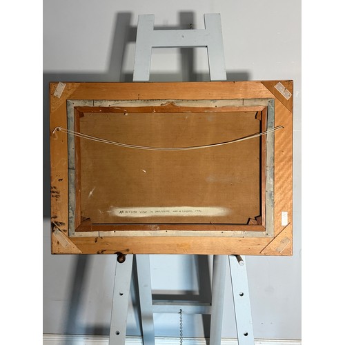 238 - 20th century School, 'An Autumn View in Hampshire', signed C Raphael, oil on canvas, 49 cm x 75 cm, ... 