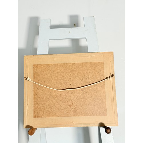 242 - 20th century School, still life of fruit, oil on canvas, signed E.R., framed and glazed, 37 cm x 29 ... 