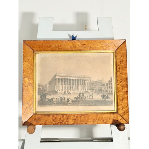 241 - Three architectural Lithographs, of 'Hotel Des Invalides', 'Pantheon', and 'La Bourse', Salathe, all... 