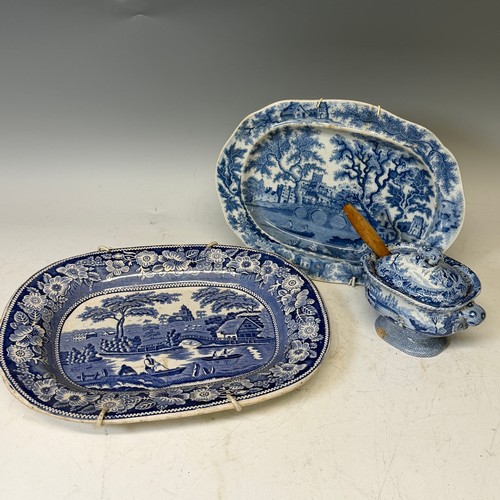227 - An 18th century Dutch delft Charger Plate, together with a quantity of 18th century and later Chines... 