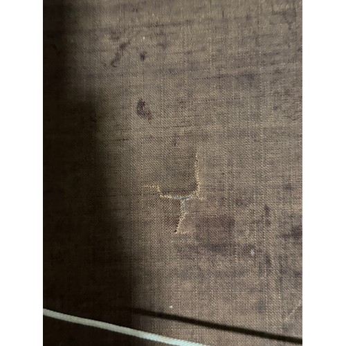 243 - Late 19th century School, oil on canvas, portrait of a Lady, damages and restored, 76 cm x 63 cm, un... 