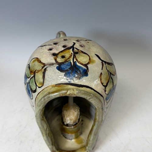 270 - A collection of late 19th/early 20th century Guatemalan Pottery, including; polychrome majolica ince... 