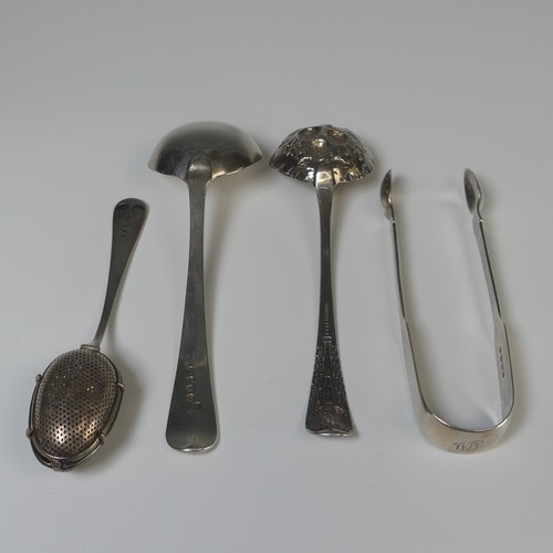13 - An Edwardian silver Tea Infuser Spoon, by H J Cooper & Co Ltd., 'The Unicus' in two parts, hallm... 