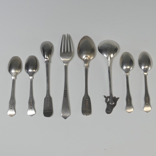 23 - An Elizabeth II silver Spoon, hallmarked London 1971, makers mark 'JF', in the Arts and Crafts style... 